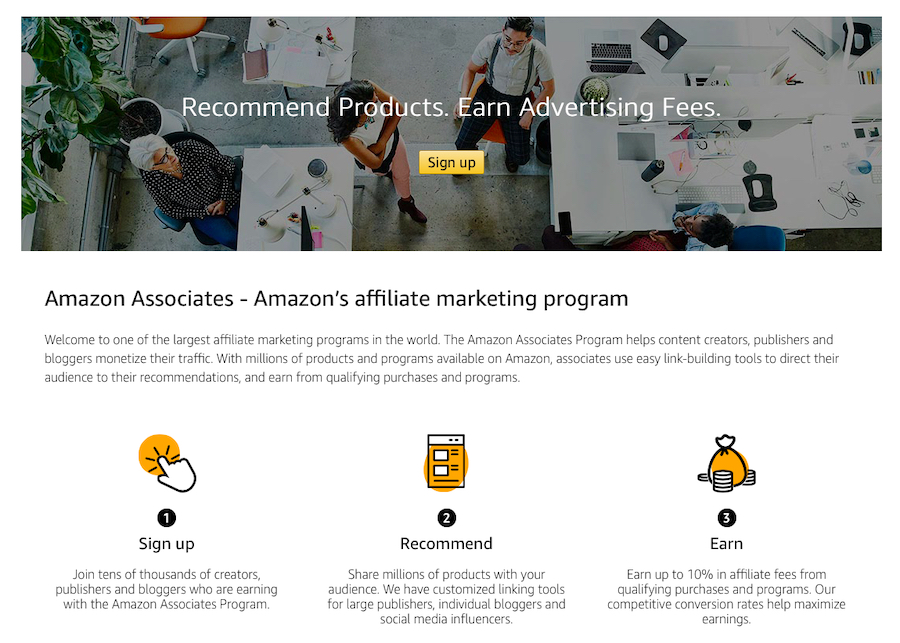 Amazon Associates - Best Affiliate Programs