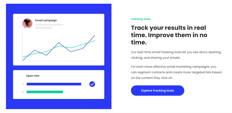 Constant Contact - track results
